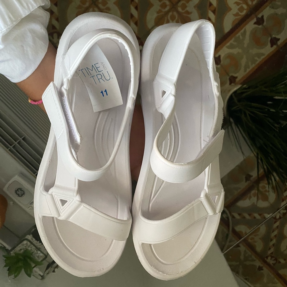Trendy Sport Summer Sandals White